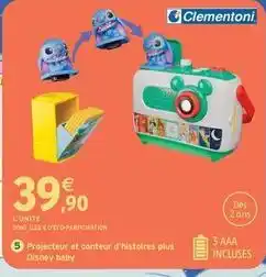 Intermarché Clementoni - projecteur et conteur d'histoires plus offre