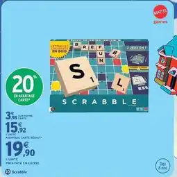 Intermarché U - scrabble offre
