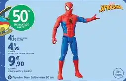 Intermarché Spiderman - figurine titan spider-man 30 cm offre