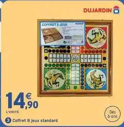 Intermarché Dujardin - coffret 8 jeux standard offre