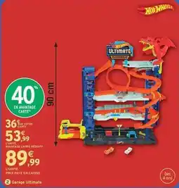 Intermarché Hot wheels - garage ultimate offre