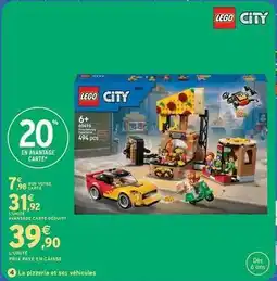 Intermarché Lego - la pizarra et ses véhicules offre