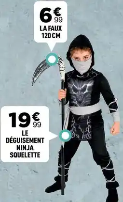 Zoé Confetti Ninja - déguisement squelette offre