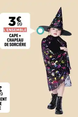 Zoé Confetti Cape + chapeau de sorcière offre