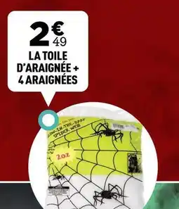 Zoé Confetti La toile d'araignée + 4 araignées offre