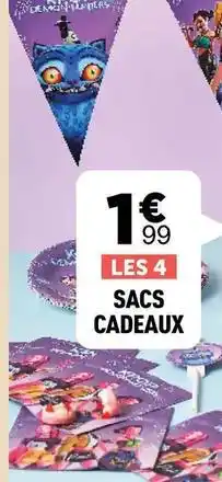 Zoé Confetti Sacs cadeaux offre