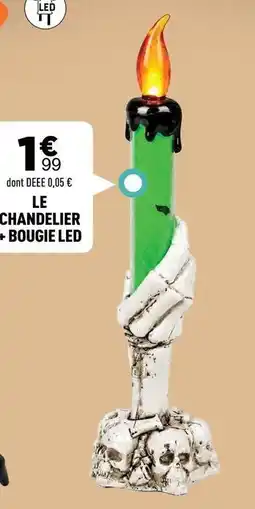 Zoé Confetti Le chandelier + bougie led offre