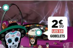 Zoé Confetti Gobelets offre