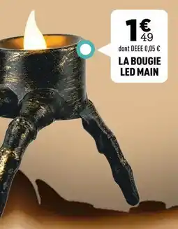 Zoé Confetti La bougie led main offre