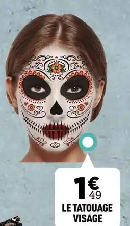 Zoé Confetti Le tatouage visage offre
