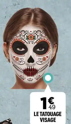 Le tatouage visage