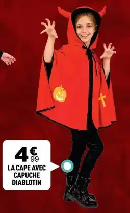 Zoé Confetti La cape avec capuche diablotin offre