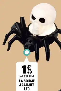 Zoé Confetti La bougie araignée led offre