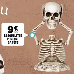 Zoé Confetti U - le squelette portant sa tête offre