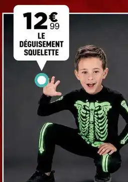 Zoé Confetti Le déguisement squelette offre
