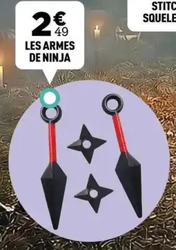 Zoé Confetti Ninja - les armes de offre