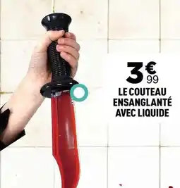 Zoé Confetti Le couteau ensanglante avec liquide offre