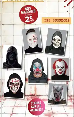 Zoé Confetti Nos - cliquez sur les masques offre