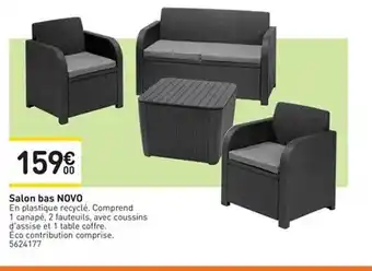 Weldom Salon Bas Novo offre