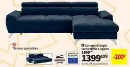 Conforama Canapé d'angle convertible lugano offre