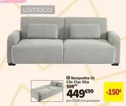 Conforama Lomoco - banquette-lit clic clac vita offre