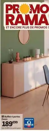 Conforama Promo - burfe 4 portes offre