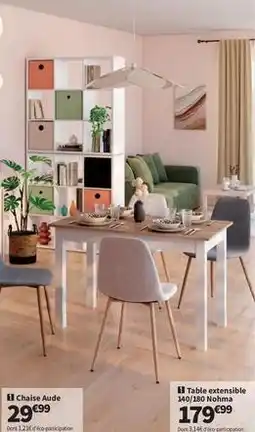Conforama Table extensible offre