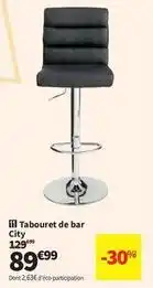 Conforama Tabouret de bar city offre