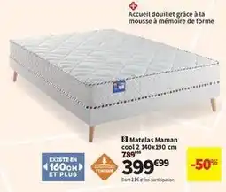 Conforama Matelas maman cool 2 140x190 cm offre