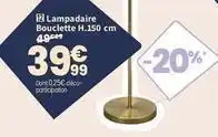 Conforama Lampadaire bouclette h.150 cm offre