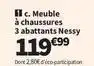 Conforama Meuble à chaussures 3 abattants offre