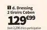 Conforama Dressing 2 tiroirs coben offre