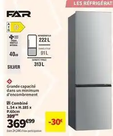 Conforama Far - combiné l.54 x h.185 x p.60cm offre