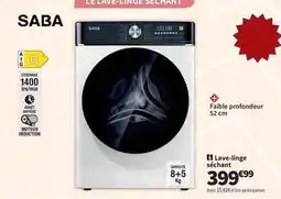 Conforama Saba - lave-linge séchant offre