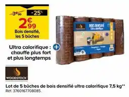 Castorama WOODSTOCK Bois densifié offre