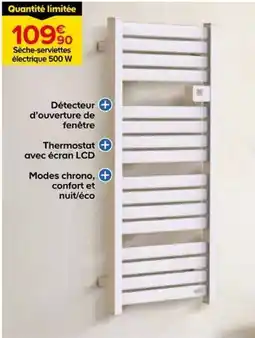 Castorama Sèche-serviettes électrique offre