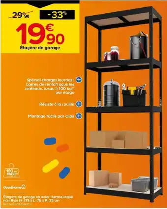 GoodHome Étagère de garage