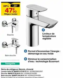 Castorama hansgrohe Mitigeur lavabo offre