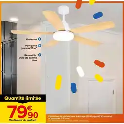 Castorama Marga Ventilateur de plafond offre