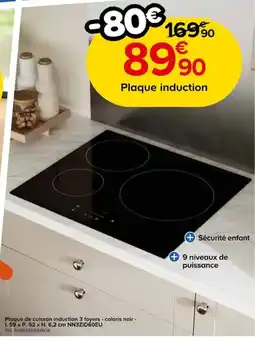Castorama Plaque induction offre