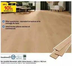 Castorama Randolph Sol stratifié offre
