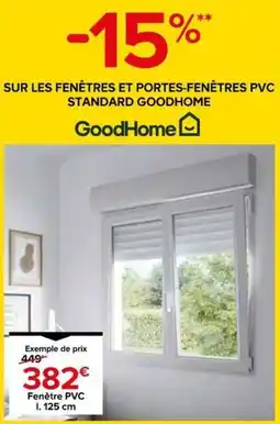 Castorama GoodHome Fenêtre PVC offre
