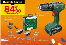 Castorama BOSCH Coffret perceuse à percussion sans fil Easyimpact 18V-40 offre