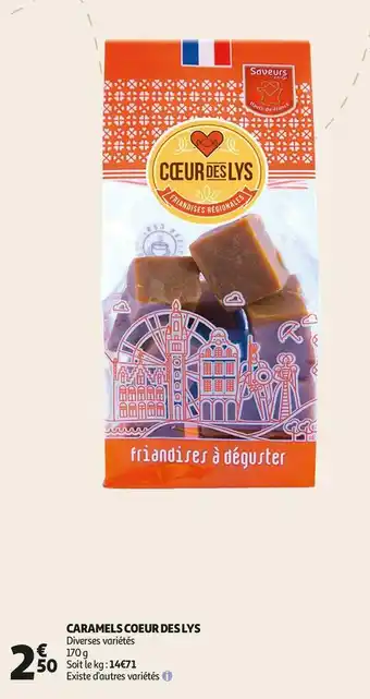 Coeur des lys caramels