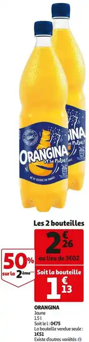 Auchan Orangina orangina offre