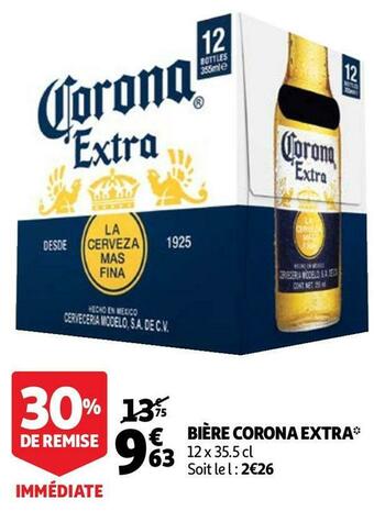 Auchan Corona extra bière offre