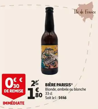 Auchan Parisis bière offre