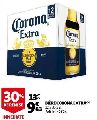 Auchan Corona bière extra offre