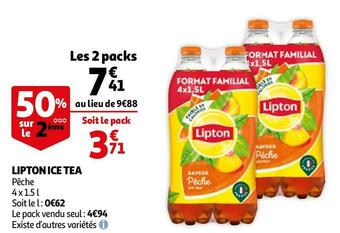 Auchan Lipton ice tea offre