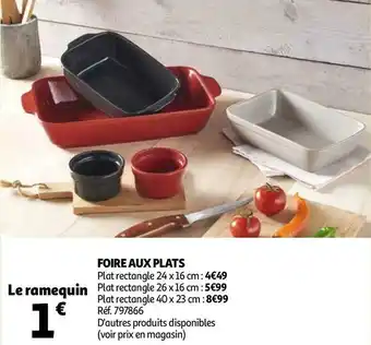 Auchan Foire aux plats offre